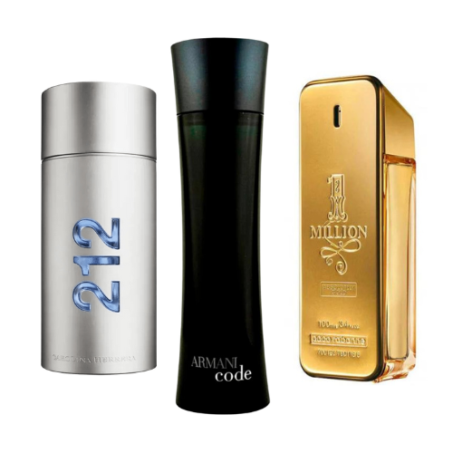Sada 3 Parfémů | 212 NYC · 1 Million · Armani Code