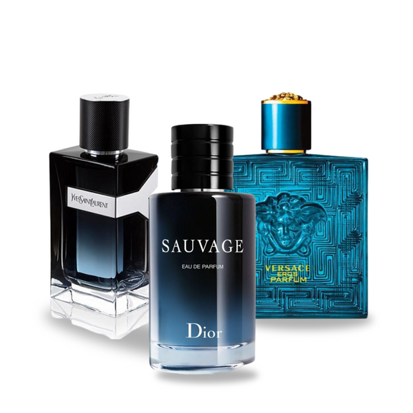 Sada 3 Parfémů | Sauvage · YSL Y · Eros