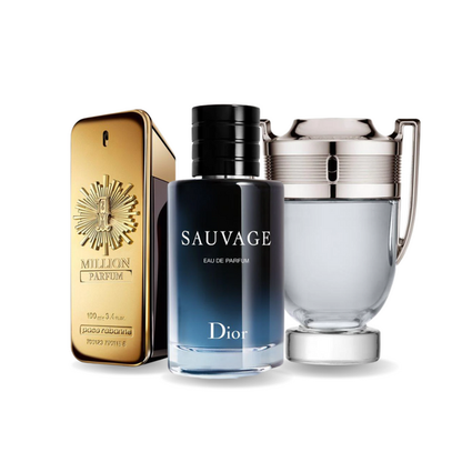Sada 3 Parfémů | 1 Million · Sauvage · Invictus